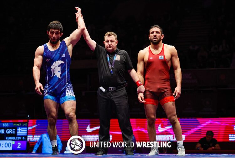 86kg FS - Dauren Kurugliev (GRE) df. Myles Nazem Amine (SMR)