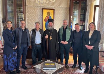 Επίσκεψη του Δ.Σ του συλλόγου ξενοδόχων στον μητροπολίτη Ρεθύμνης